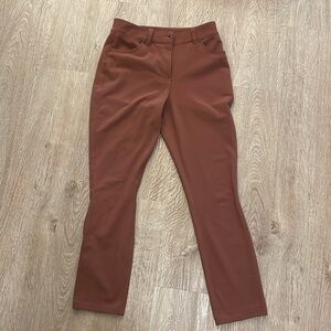 Lululemon City Sleek Pant, Ancient Copper, HEMMED 25”